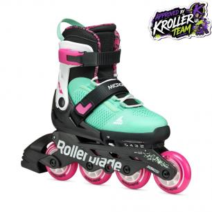 Ролики для детей Rollerblade Microblade XT Black Sea Green Ролики для детей Rollerblade Microblade XT Black Sea Green
